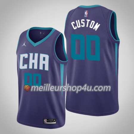 Maillot Basket Homme Charlotte Hornets Personnalisé 2019-20 Jordan Brand Statement Edition Swingman